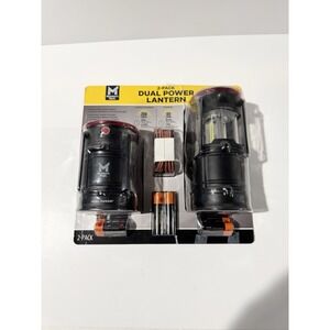 Members Mark 200 Lumen Rechargeable Dual Power Lantern, 2 Pack Bright & Portable